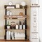 Industrial 4-Tier Storage Bookshelf Open Bookcase with Anti-Tipping Safety Kit